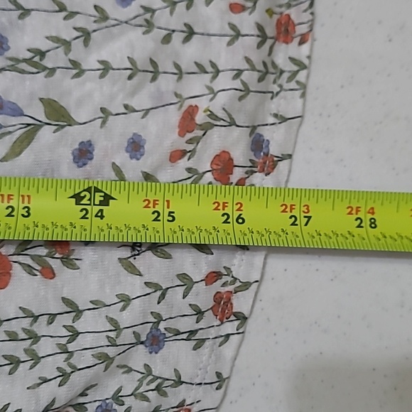 Rachel Zoe Colorful 100% Linen Blouse with 3/4 Sleeves size 3X - Picture 6 of 7